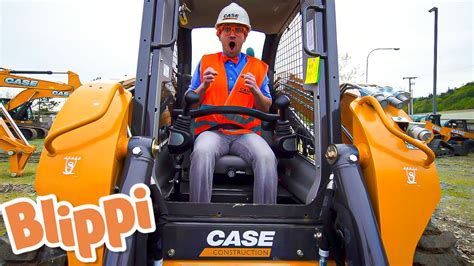 blippi skid steer youtube|blippi youtube skid steer.